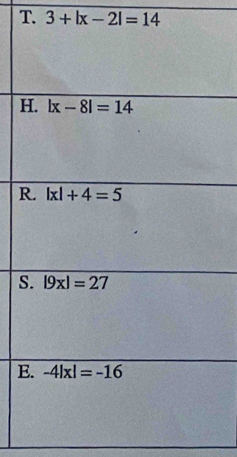 3+|x-2|=14
S
E