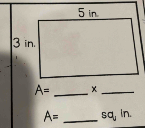 A= _sq, in.