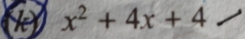 hy x^2+4x+4