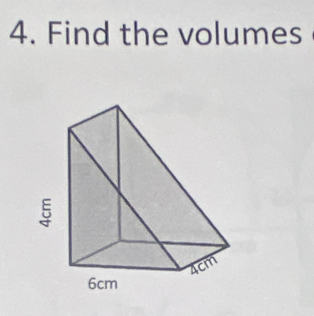 Find the volumes