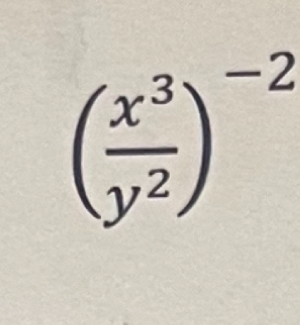 ( x^3/y^2 )^-2