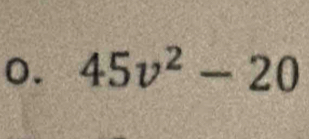 45v^2-20