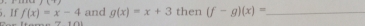 If f(x)=x-4 and g(x)=x+3 then (f-g)(x)= _