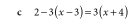 2-3(x-3)=3(x+4)