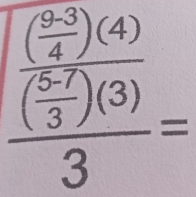 frac (frac 2 2^3/3 )(4)( 22/3 )(3)3=