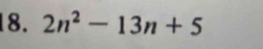 2n^2-13n+5