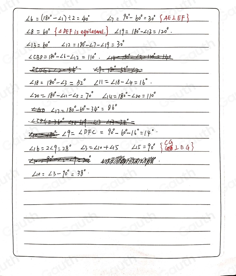 Solved: 3-6 The Big Triangle Problem Below is a figure that contains ...