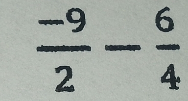  (-9)/2 - 6/4 