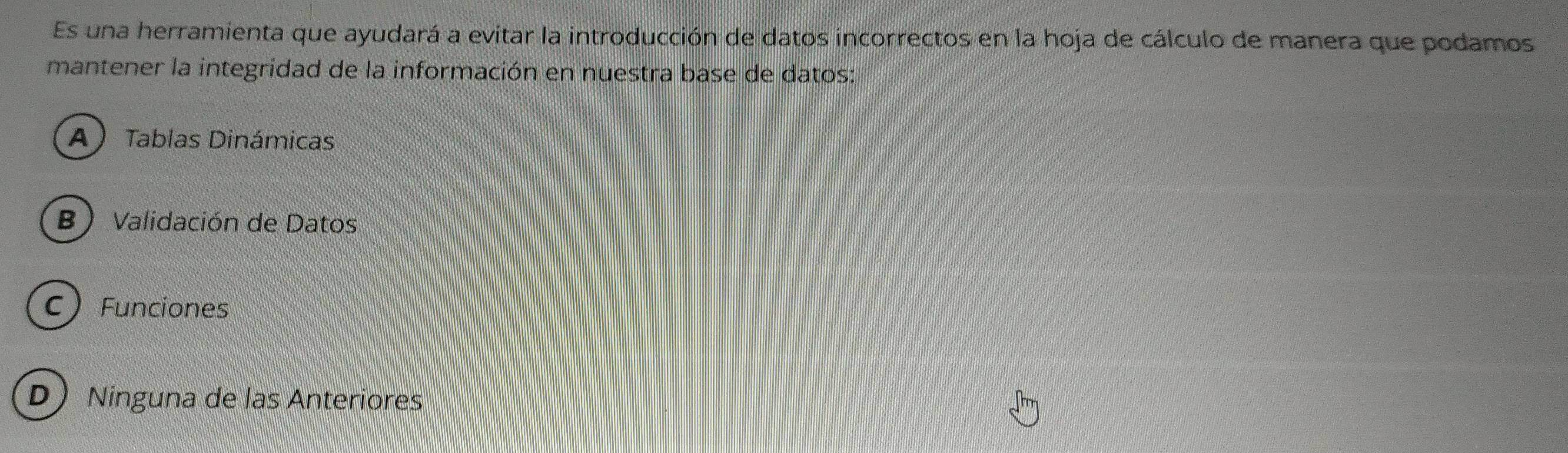 Resuelto:Es una herramienta que ayudará a evitar la introducción de ...