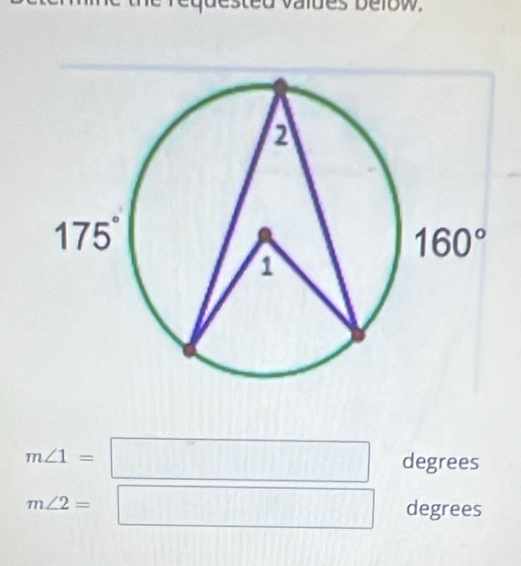 valdes below .
m∠ 1= ^circ  □  ∴ △ ADC=90^(sin ∠ BAC) degrees
m∠ 2= □ ||f(x degrees