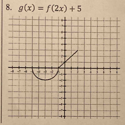 g(x)=f(2x)+5