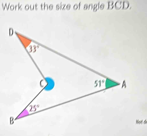 Work out the size of angle BCD.
Nhơt cụ