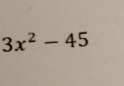 3x^2-45