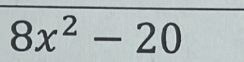 8x^2-20