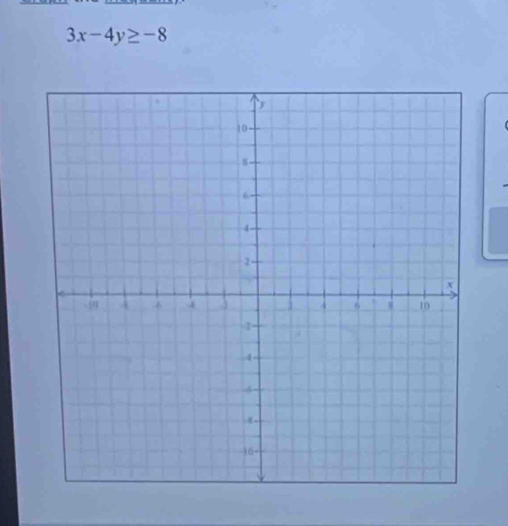 3x-4y≥ -8