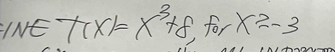 1E+T)=x^3+8 fo x≥ -3