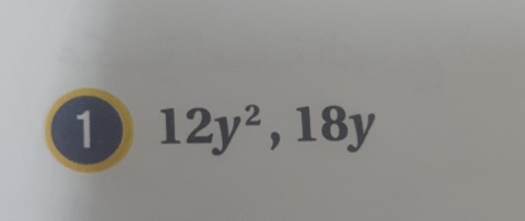 1 12y^2, 18y