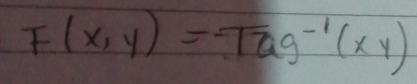 F(x,y)=T(2g)^(-1)(xy)