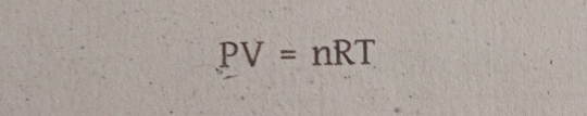 PV=nRT