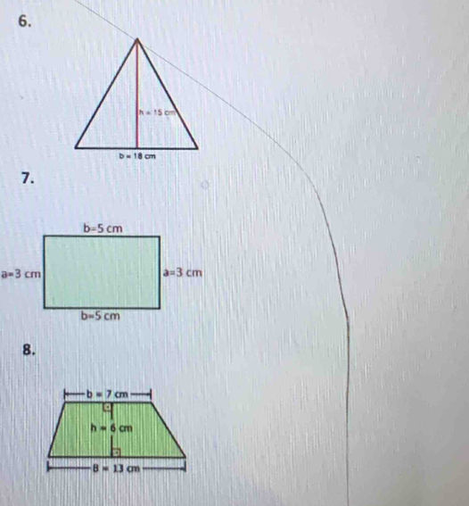 h=15cm
b=18cm
7.
8.