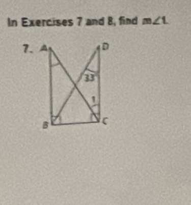 In Exercises 7 and 8, find m∠ L
7.