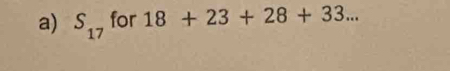 S_17 for 18+23+28+33...