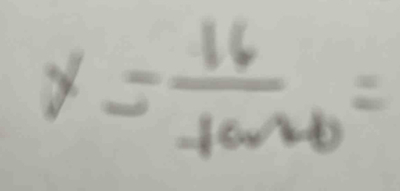 x= 16/tan 20 =