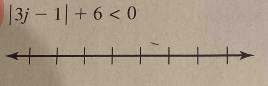 |3j-1|+6<0</tex>