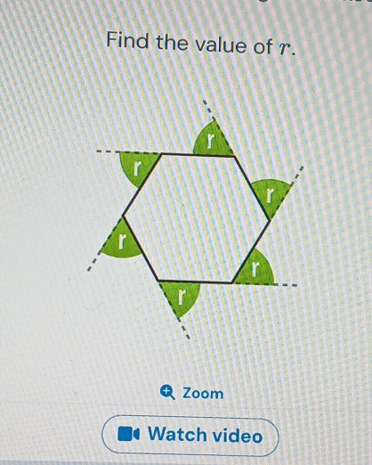 Find the value of r
Zoom 
Watch video