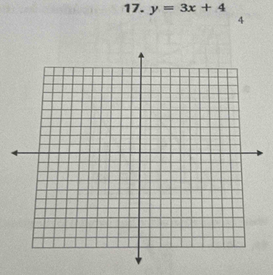 y=3x+4
4