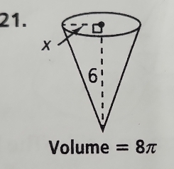 Volume =8π