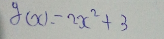 g(x)=2x^2+3