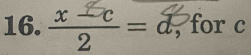 º = α , for c