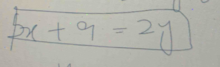 3x+9=2y