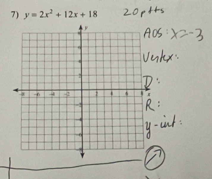 y=2x^2+12x+18