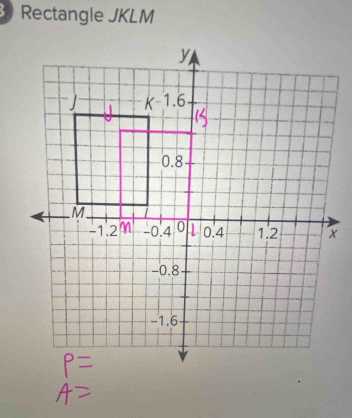 Rectangle JKLM