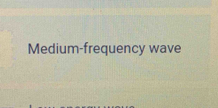 Medium-frequency wave