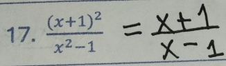 frac (x+1)^2x^2-1