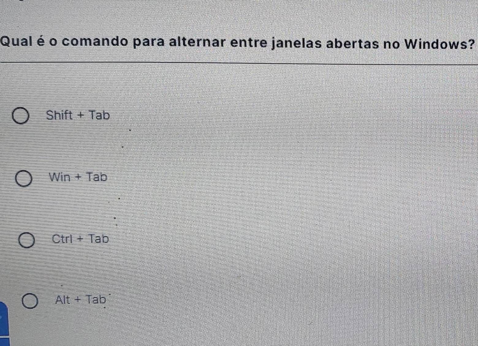 Resolvido:Qual é o comando para alternar entre janelas abertas no ...