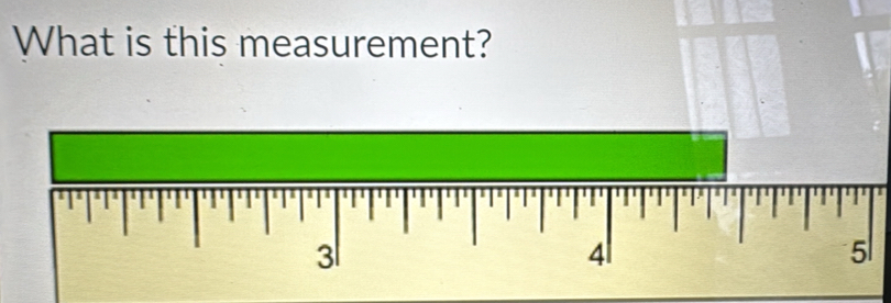 What is this measurement?