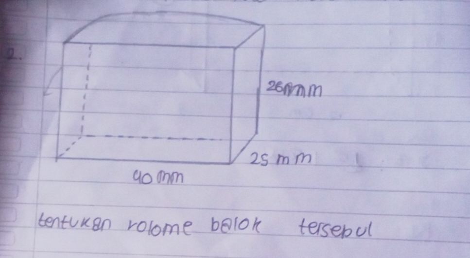 tentuan rolome belon tersebul