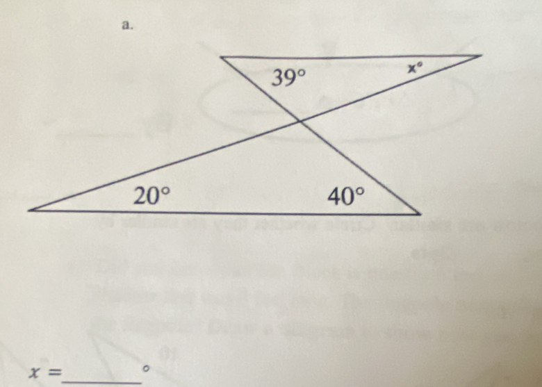 x=
。