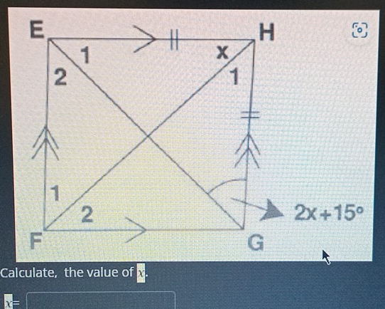 overline x=□