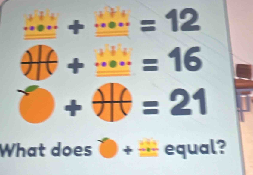 + 
_ =12
+ 
_ =16. a^
I
=2
What does + ± equal?