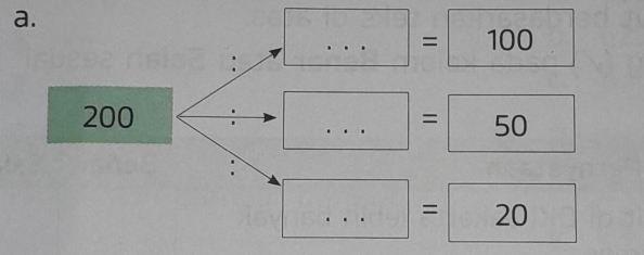 circ  
x □...=100
200 frac ...=50 ...=20