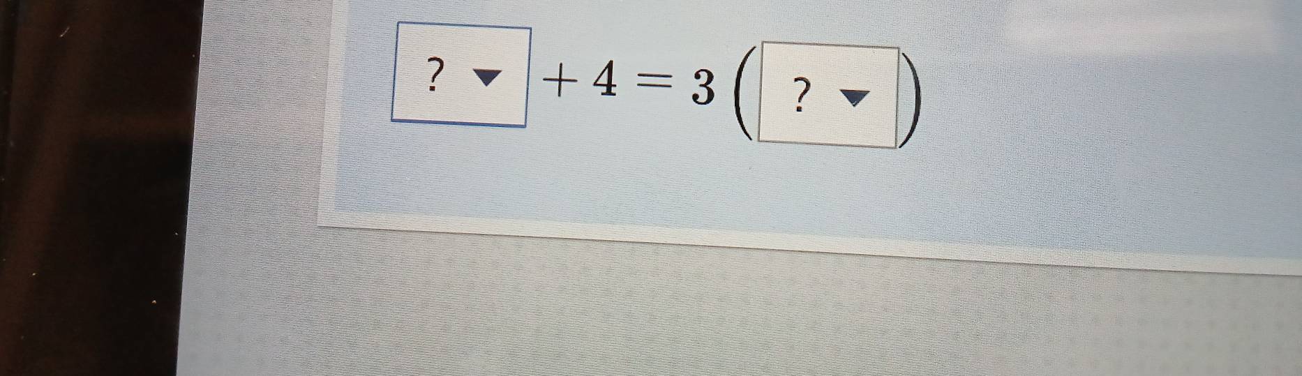 ?+4=3 (?vee