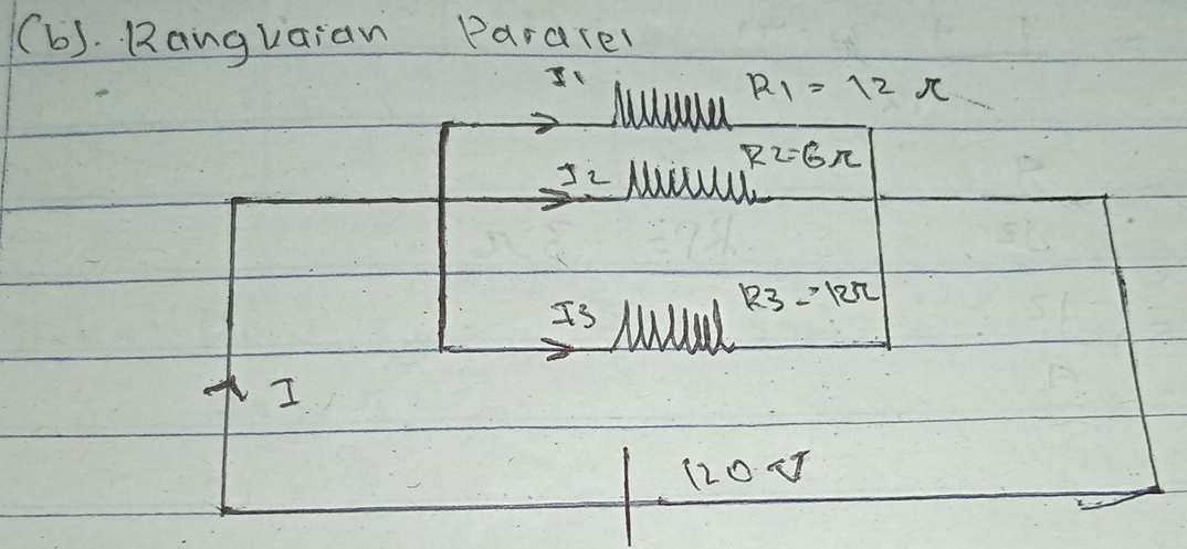 Rangvaian Pararel
R_1=12π