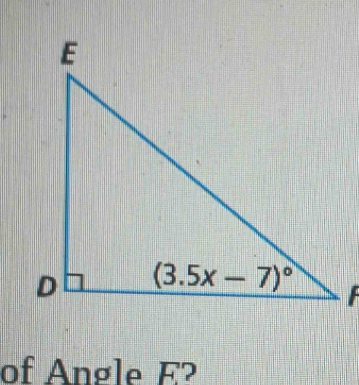 of Angle E?