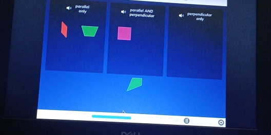 parallel only
perpendicular parallel AND perpendicular
only