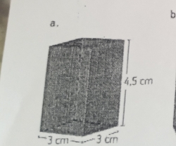 b
a,
3 cm 3 cm